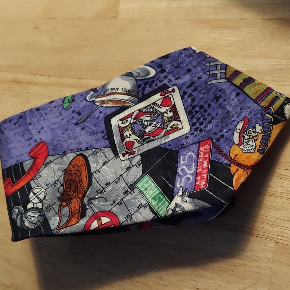 Nicole Miller Stock Exchange Vintage Silk Tie Multicolor